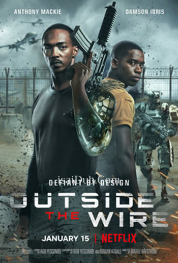 Outside the Wire (2021) (English) - Tamil Movie Poster